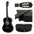 thumbnail image 5 of ZENY 38" New Beginners Acoustic Guitar with Case, Strap, Tuner and Pick, Black, 5 of 11