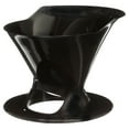 Melitta PourOver Filter Cone Coffeemaker Black