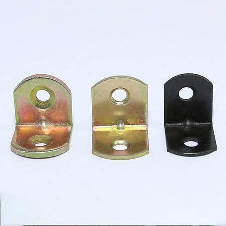 

10pc 19MM Right Angle Bracket L-shaped Gusset Connection Fixed Repair Metal Part