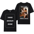 thumbnail image 2 of Custom Photo Logo Printed T-Shirt Personalized Custom Your Image Tee DIY Custom, 2 of 11