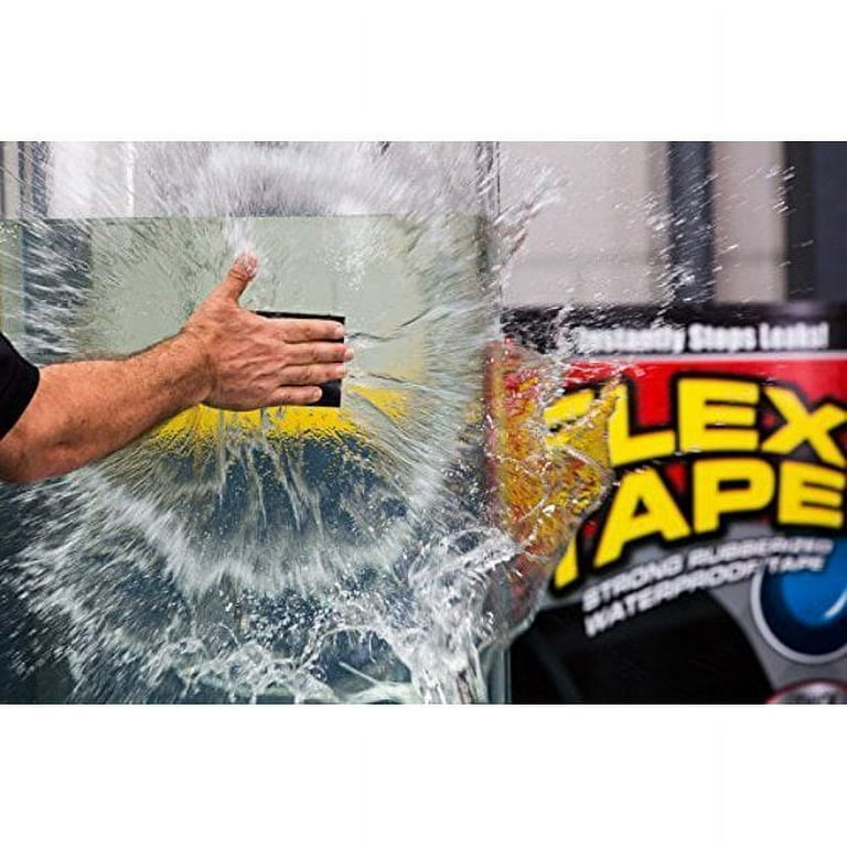 Flex Tape Mini Clear Waterproof Rubberized Duct Tape 4-in x 3-in in the  Duct Tape department at