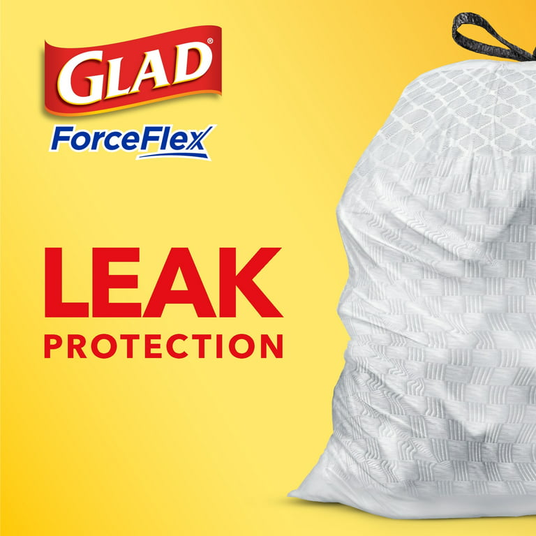 Glad® Guaranteed Strong Large Quick-Tie® Trash Bags, 30 Gallon, 10 Count