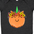 thumbnail image 4 of Inktastic Pumpkin Unicorn for Halloween and Thanksgiving Boys or Girls Baby Bodysuit, 4 of 5