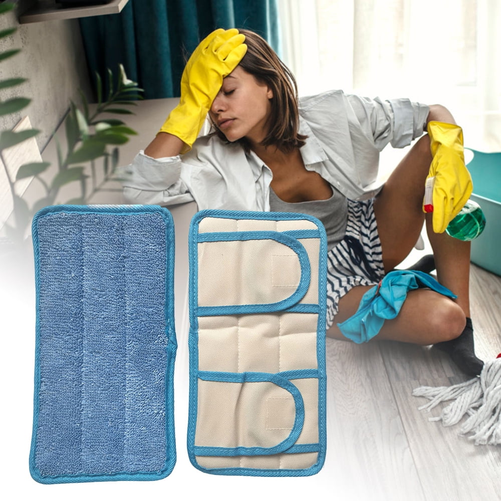 Reusable Wet and Dry Cleaning Pad Durable Machine Washable Mop Pads