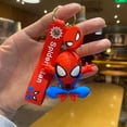 thumbnail image 1 of Figuras de acción de los vengadores, llaveros de Marvel, Spiderman, Capitán América, bolsa colgante, regalos de cumpleaños（MV06，, 1 of 5