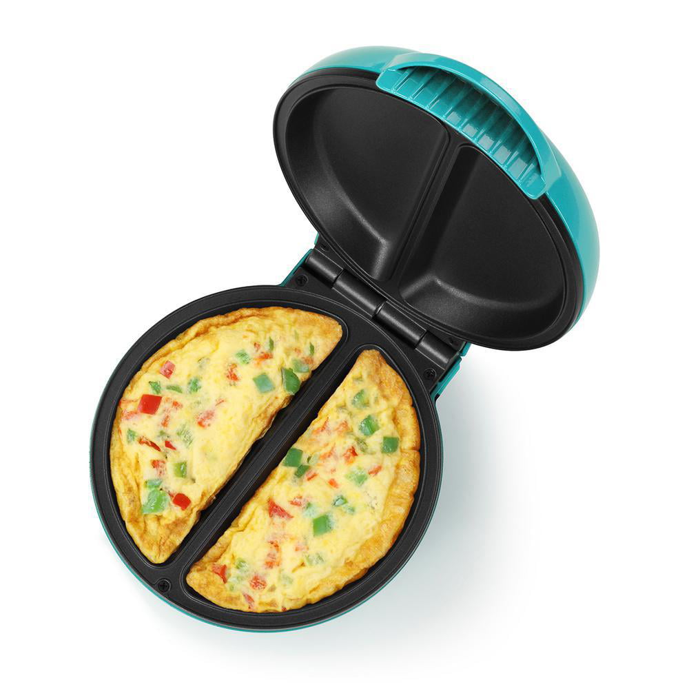 Details about  / Teal Stainless Steel 2-section Omelette Maker