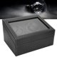 thumbnail image 5 of yuytee Enrollador Automático De Reloj, Caja De Reloj De 10 Cuadrículas Cuero De PU Núcleo Antimagnético De Cobre Puro para Se?ora Y Hombre Reloj Mecánico Reloj 100-240V(Nos) Amonsee NO, 5 of 5