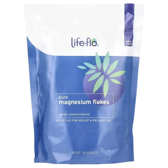 Pure Magnesium Flakes, 1.65 lb (26.4 oz)