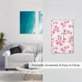 thumbnail image 5 of DouZhe 1-Gang Toggle Switch Wallplate, Pink Watercolor Cherry Blossom Decorative Wall Plates, 5 of 7