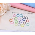 thumbnail image 2 of LoonWear 20 Colors 10mm Iron Open Jump Rings Connector Split Rings for Keychain Necklace Bracelet Earring Pendant Bead Jewelry Finding Making Charm Crafting Project, 200PCS 20 colors, 2 of 4