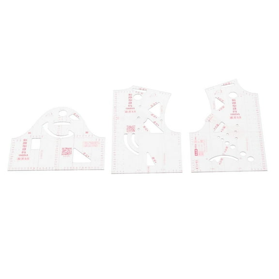 Yunhgft 1:5 Fashion Ruler for Women Clothes Design, Sewing Pattern Making Tools Template