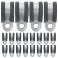 thumbnail image 2 of Miangastore 20pcs Cable Clamp Brake Line Clamp Tube Clamp Pipe Clamp Tool Stainless Steel Clamp Supply, 2 of 8
