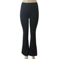 thumbnail image 3 of Basic Editions Women Solid Mid Harem Full Slim-Leg Pants, 3 of 5