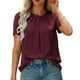 thumbnail image 5 of Camisa Para mujer ANGGREK Material de poliéster casual suelta elegante Con Cuello redondo, 5 of 6