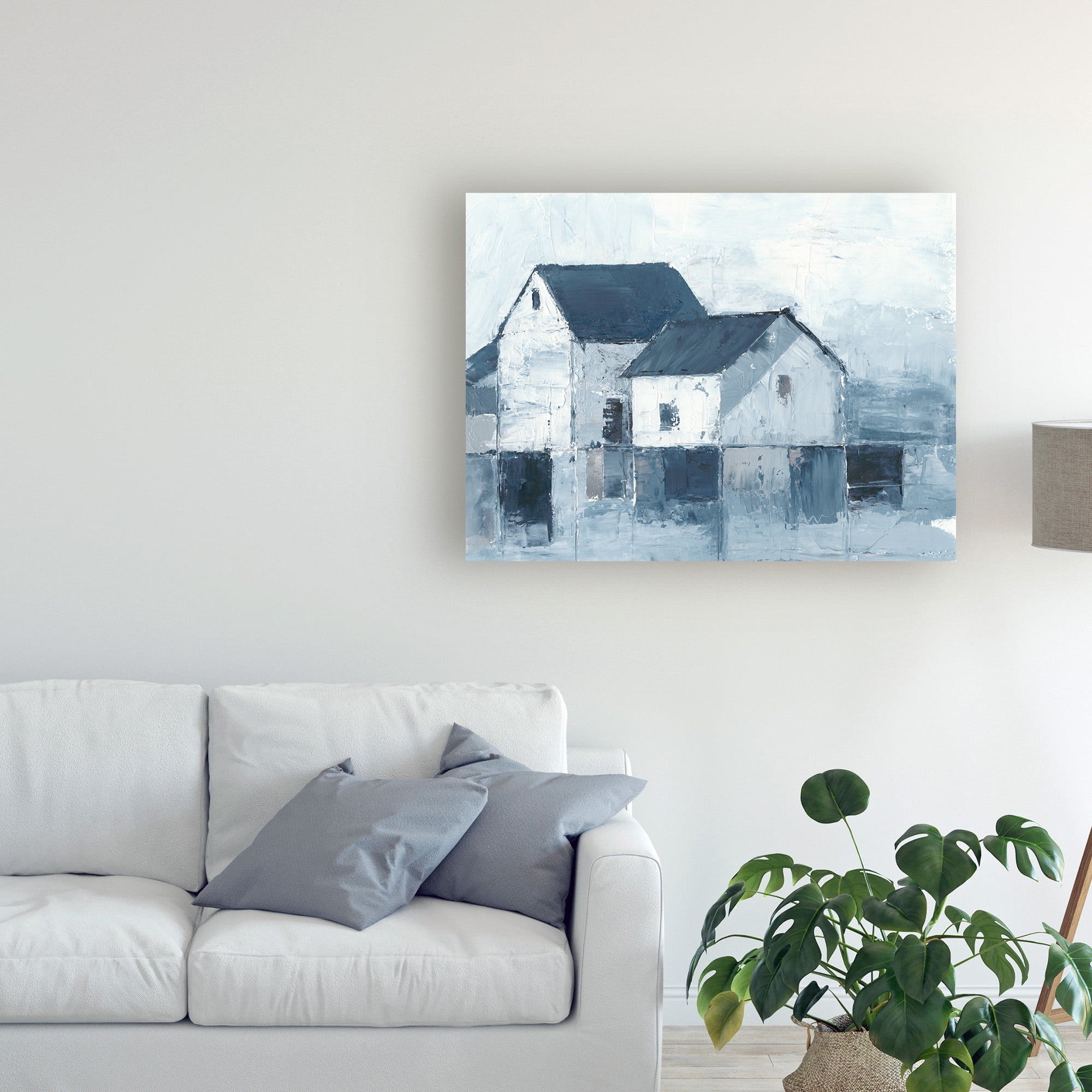 Trademark Fine Art 'Indigo Barns I' Canvas Art by Ethan Harper
