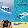 thumbnail image 1 of Langgg Remote Control Racing Boats for Pools and Lakes Kids Electric Mini Speed Boat Toys Outdoor Adventure, 1 of 5