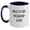 White/Navy, variant on Funny Best Effin' Designer Ever Two Tone Coffee Mug Gifts from Friends and Family on Christmas