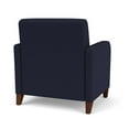 thumbnail image 3 of Siena Lounge Reception Oversize Guest Chair / Walnut Wood Legs / Navy Blue, 3 of 5