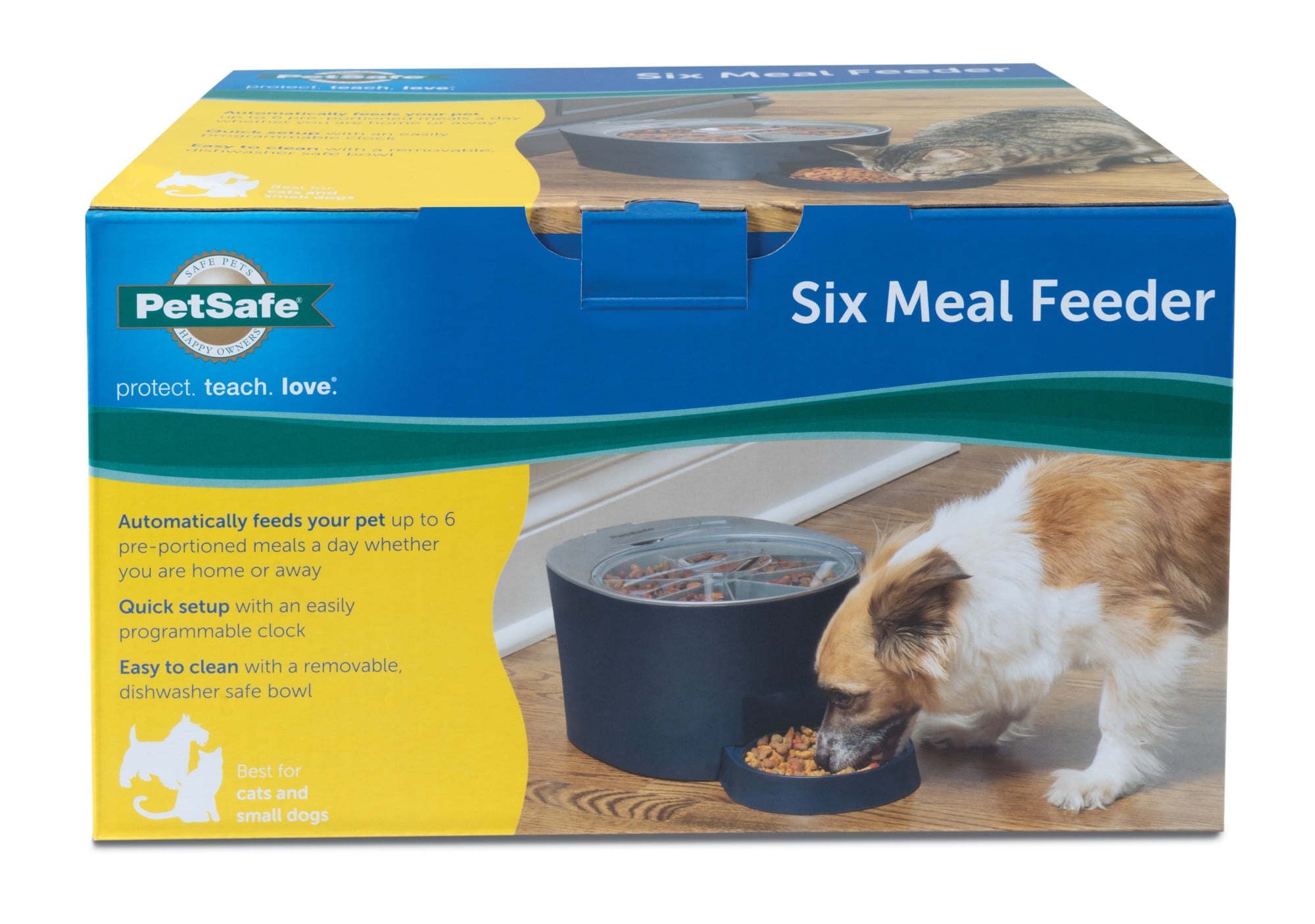 PetSafe Six Meal Automatic Pet Feeder, Dispenses Cat and Dog Food, Battery 1JpoxnidVM, 小動物用品 - esquelles.org PetSafe Six Meal Automatic Pet Feeder, Dispenses Cat and Dog Food, Battery 1JpoxnidVM, 小動物用品 - esquelles.org