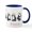 White/Navy Inside, variant on CafePress - Penguin Friends Mug - 11 oz Ceramic Mug - Novelty Coffee Tea Cup