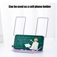 thumbnail image 6 of Metal Book Stand Foldable Portable Reading Holder with Adjustable Angles, Non-slip Page Clips for Hands-free Reading, Ideal for Learner, Office Workers & Musicians,Vsgery, 6 of 7