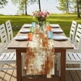 thumbnail image 4 of Table Runners 72 Inches Long Dress Scarves, Brown Ombre Farmhouse Kitchen/Dining Table Runner, Coffee Tablerunners, Gradient Abstract Art Vintage 14x72 Inch, 4 of 9