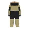 thumbnail image 6 of newwalpole Toddler Snow Suit One Piece Snow Pants Kids Girls Boys Warm Winter Snowsuit Outdoor Waterproof Windproof Ski Pants Khaki for Size 9-10 Years, 6 of 7