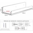 thumbnail image 2 of Repisas Flotantes de Pared de Acrílico, Juego de 4 Piezas, Repisas Transparentes sin Taladro para Dormitorio, Baño, Cocina, Salón, Figuras, Vinilo, 2 of 4