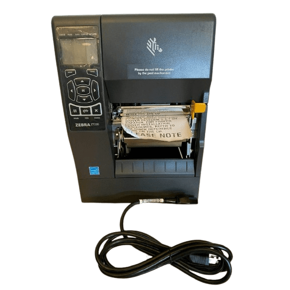 Restored Zebra ZT230 Industrial Direct Thermal Label Printer P/N ZT23042-D01000FZ, 203 DPI, 4 Print Width, USB/Serial/Ethernet, Tear Bar, US Power Plug (Refurbished)