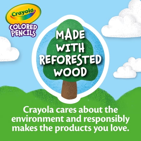 CRAYOLA COLORED PENCIL SET, COLORS OF THE WORLD, 150 CT, BACK TO SCHOOL SUPPLIES, COLORING GIFTS FOR KIDS, AGES 5+