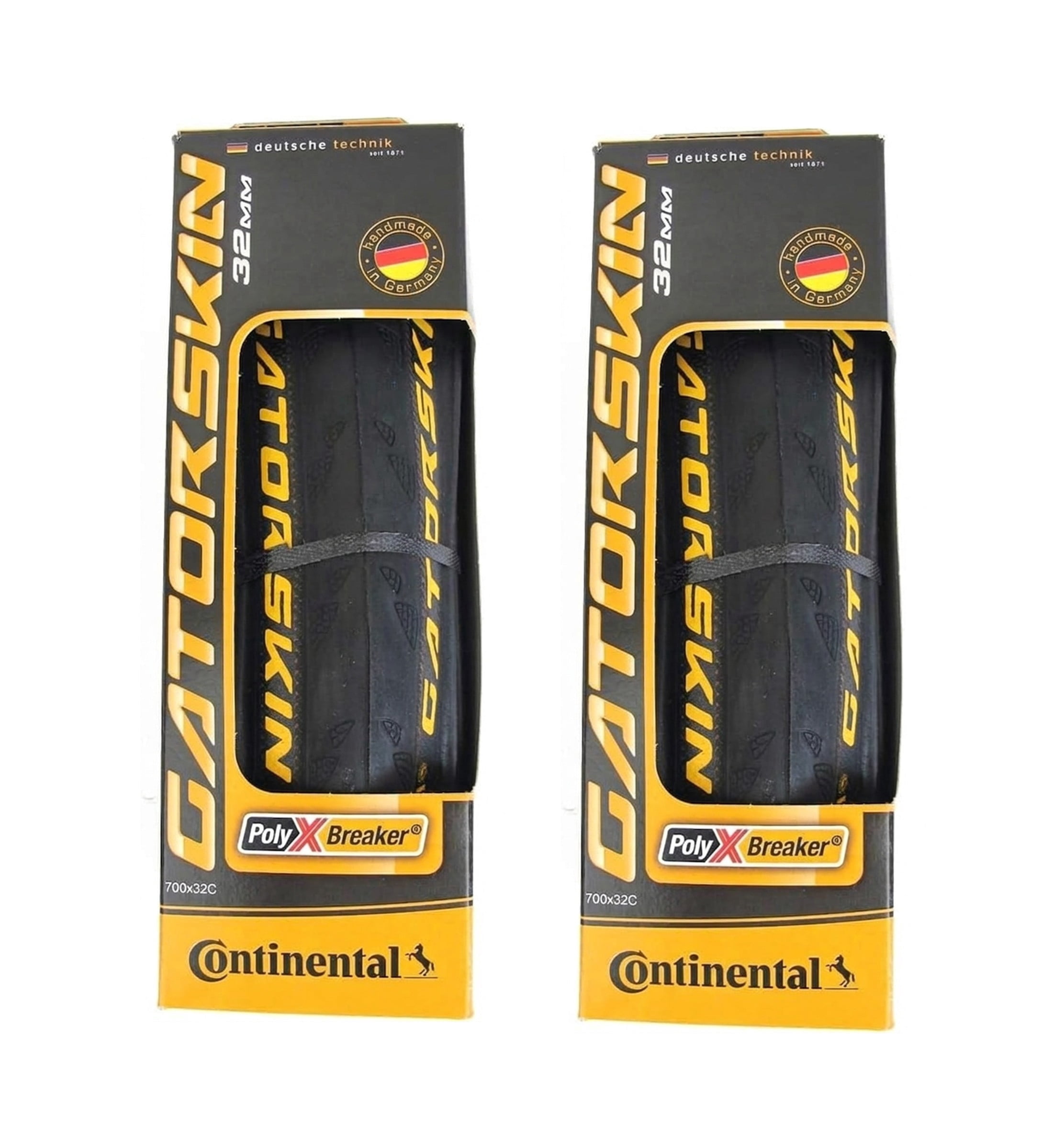 Continental, Gatorskin Black Edition, Set of 2 700x25, Black