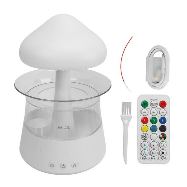 Rain Drop Humidifier,Rain Cloud Humidifier 7 Humidifier Night Light Humidifier Sturdy Construction