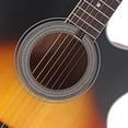 thumbnail image 2 of Guitar Sound Hole Sticker Inlay Soundhole Rosewood Rosette Decal Decorative Acoustic Classical Guitar, 2 of 9
