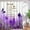 Purple, variant on Inspirational Quote Trust in The Lord Shower Curtain Purple Flower Butterfly Motivational Words Elegant Nature Creative Modern Art Bathroom Decor Fabric Curtain with Hooks