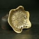 thumbnail image 4 of Plato de joyería de hierba, bandeja de baratija en forma de hoja de loto de moda, placa de exhibición de joyería, placa de almacenamiento de joyería, 4 of 7
