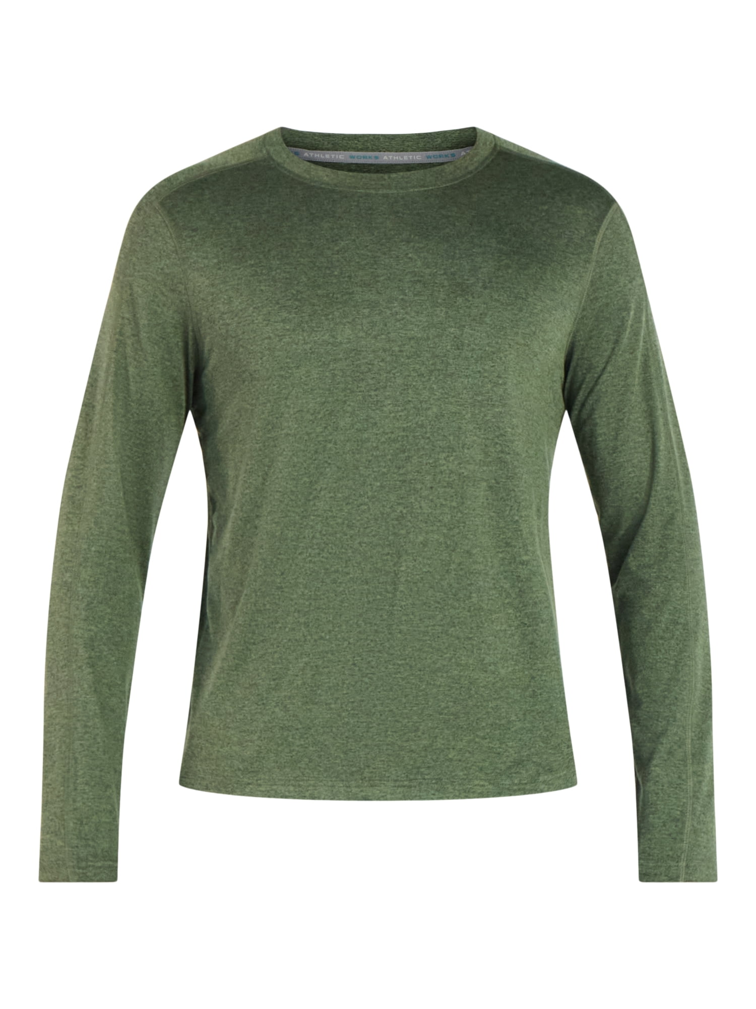 Athletic Works Men's and Big Men's ButterCore Soft Long Sleeve Tee Shirt, Sizes XS-5XL