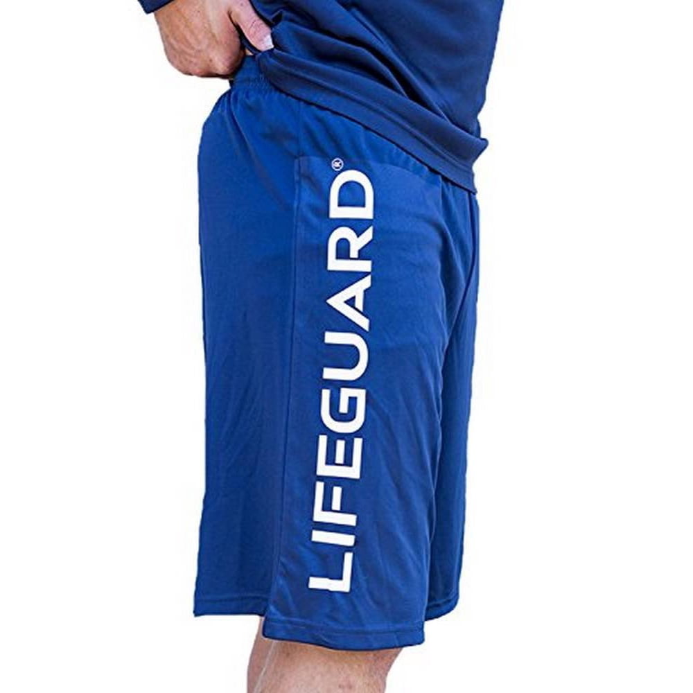 Lifeguard LIFEGUARD Officially Licensed Men's Active Shorts Exercise Outdoor (XXLarge, Navy