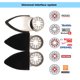 thumbnail image 4 of 2 almohadillas de lijado pequeñas UNFSP de 52 mm x 38 mm para Bosch Fein (no StarLock) Makita Milwaukee Einhell Hitachi Parkside Ryobi Worx Workzone Multitool O, 4 of 5