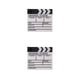thumbnail image 2 of Methold 1pc Director de Escena de la película Clapperboard TV Video Clapper Board Film Photographic Prop Decoraciones colgantes Suministros blanco 2piezas, 2 of 5