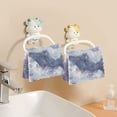 thumbnail image 6 of Dailycode 6 Packs Kitchen Dish Towels Soft Absorbent Dish Cloths Planetary Surface 11"x11", 6 of 9