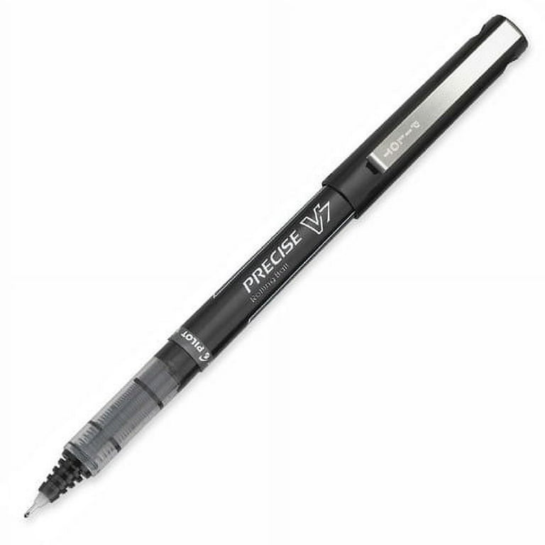 Pilot Precise V7 Fine Premium Capped Rolling Ball Pens - Fine Pen Point - 0.7 mm Pen Point Size - Black - Black Plastic Barrel - 1 / Pack Pilot Precise V7 Fine Premium Capped Rolling Ball Pens - Fine Pen Point - 0.7 mm Pen Point Size - Black - Black Plastic Barrel - 1 / Pack