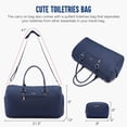thumbnail image 2 of Travel Duffle Bag, Weekender Bag for Women with Toiletry Bag, Carry on Overnight Bag with Shoe Compartment, Gym Duffel Bag with Wet Pocket, Mommy Hospital Bags for Labor and Delivery, 2 of 6