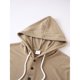 thumbnail image 5 of pstuiky camisas de manga larga para hombre, Blusa/camisa informal y de moda para hombre, de color liso y con cuello vuelto Tops casuales para hombres l, 5 of 8