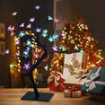 thumbnail image 3 of Tyidzon Cherry Blossom Lights 17" LED Adjustable Fake Plants with Remote Timer&16 Color-Changing Artificial Flowers Bonsai Tree for Tabletop Home Christmas Holiday Decor, 3 of 7