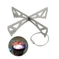 thumbnail image 4 of Lixada Outdoor Portable Rack TitaniumStainless Steel Cross Stand Bracket Pot Rack Steaming Rack for Reactor, 4 of 7