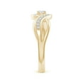 thumbnail image 3 of ANGARA Natural Solitaire Diamond Infinity Promise Ring in 14K Yellow Gold for Women (Size-3.2mm| Color-G| Clarity-VS2) | April Birthstone, Anniversary, Jewelry Gift for Women | Natural Diamond Ring, 3 of 9