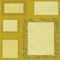 thumbnail image 1 of Ahgly Company Tapis d'Intérieur Lavables à la Machine, Carrés, Oranges, Carrés de 6', 1 of 7