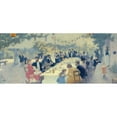 thumbnail image 2 of Maurice Chabas 14x8 Black Ornate Wood Framed Double Matted Museum Art Print Titled: Nuptial Meal (1889), 2 of 5
