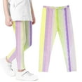 thumbnail image 2 of Girls' Fashion Leggings Valentine's Day Gifts Tie-dye / Hearts Printed Stretch Tights Jeggings Summer Pants (5-6 Years, Purple 01), 2 of 5