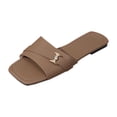 thumbnail image 3 of YgkuHd Women's Summer Slippers,Women's Versatile Flat Strappy Soft-Soled Beach Shoes Comfortable Summer Slippers for Summer Season, Daily Wear, 3 of 9